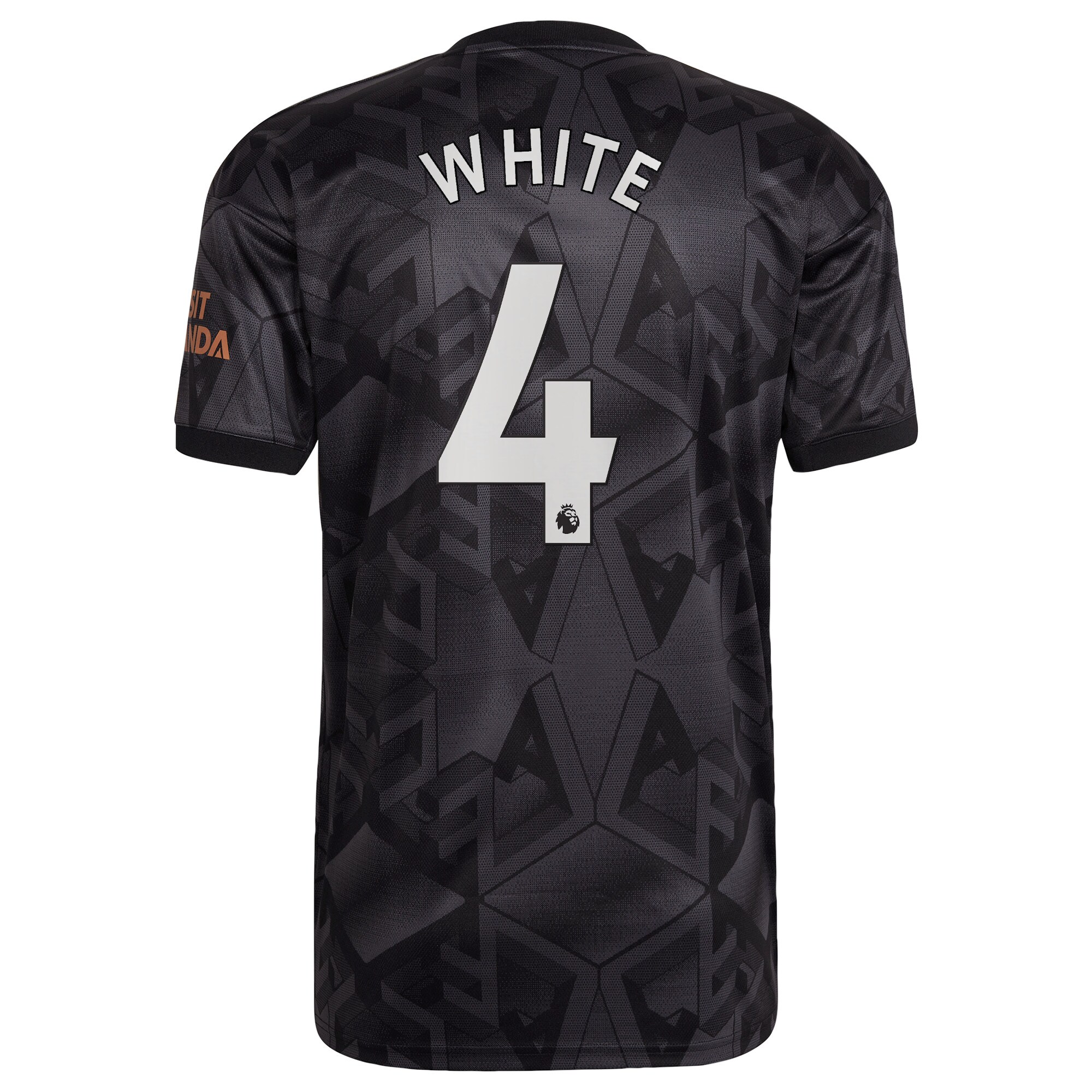 Arsenal Away Shirt 2022-2023 with White 4 printing