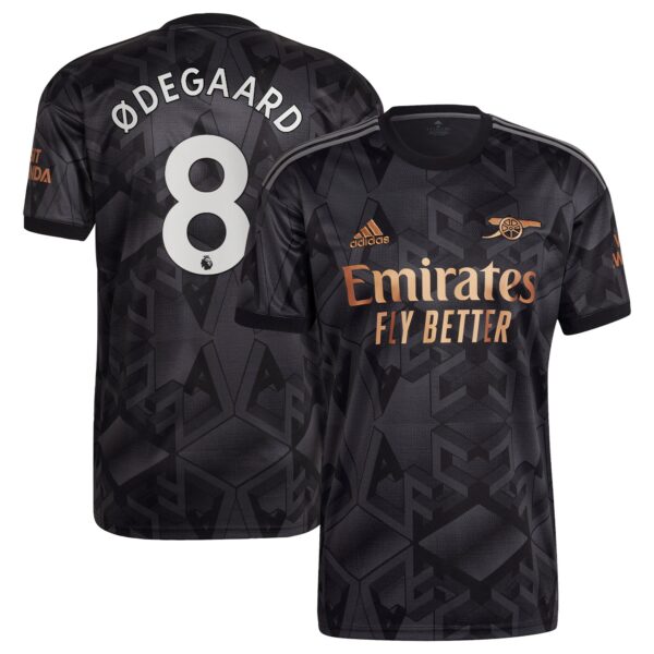Arsenal Away Shirt 2022-2023 with degaard 8 printing