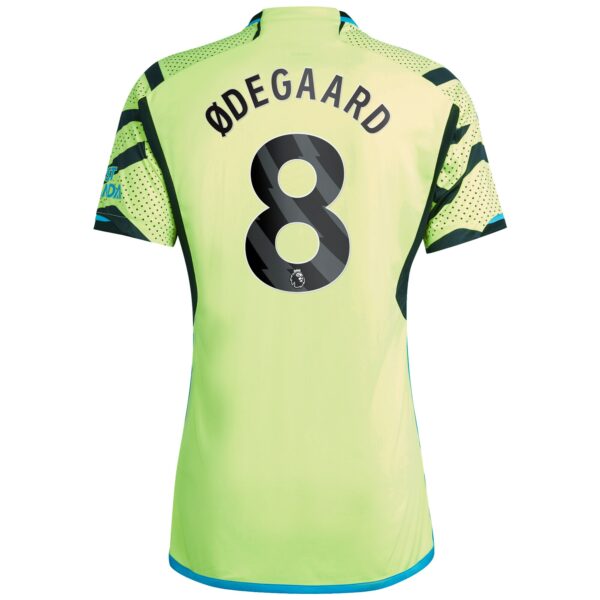 Arsenal Away Shirt 2023-24 with Ødegaard 8 printing