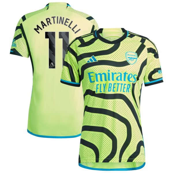 Arsenal Away Shirt 2023-24 with Martinelli 11 printing