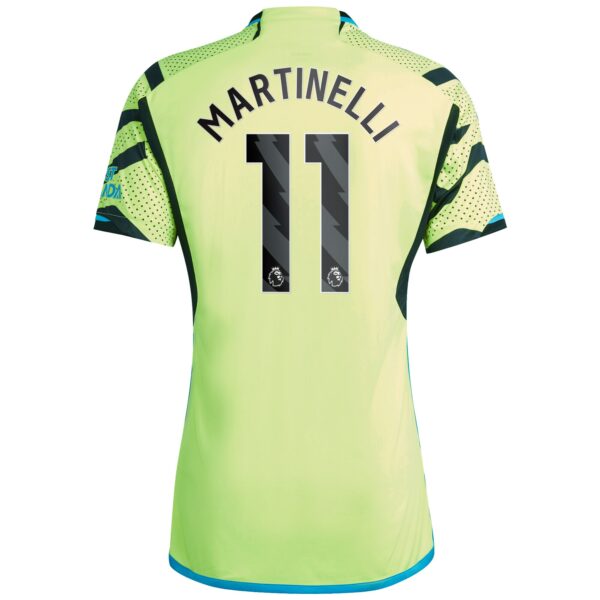 Arsenal Away Shirt 2023-24 with Martinelli 11 printing
