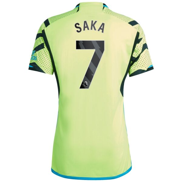Arsenal Away Shirt 2023-24 with Saka 7 printing