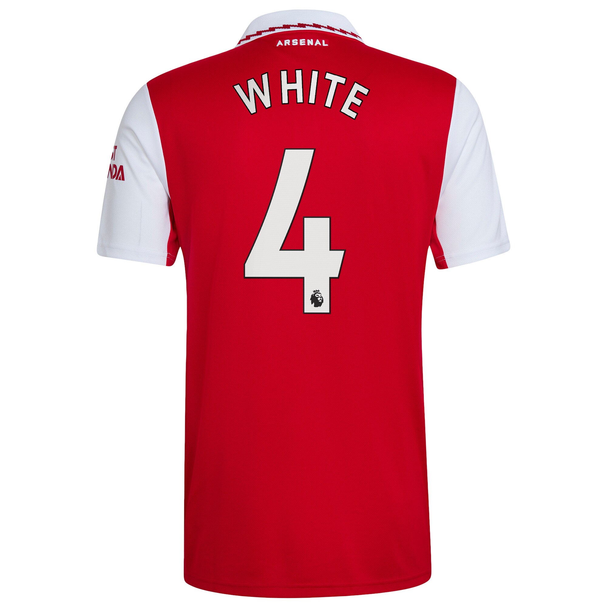Arsenal Home Shirt 2022/23 with White 4 printing