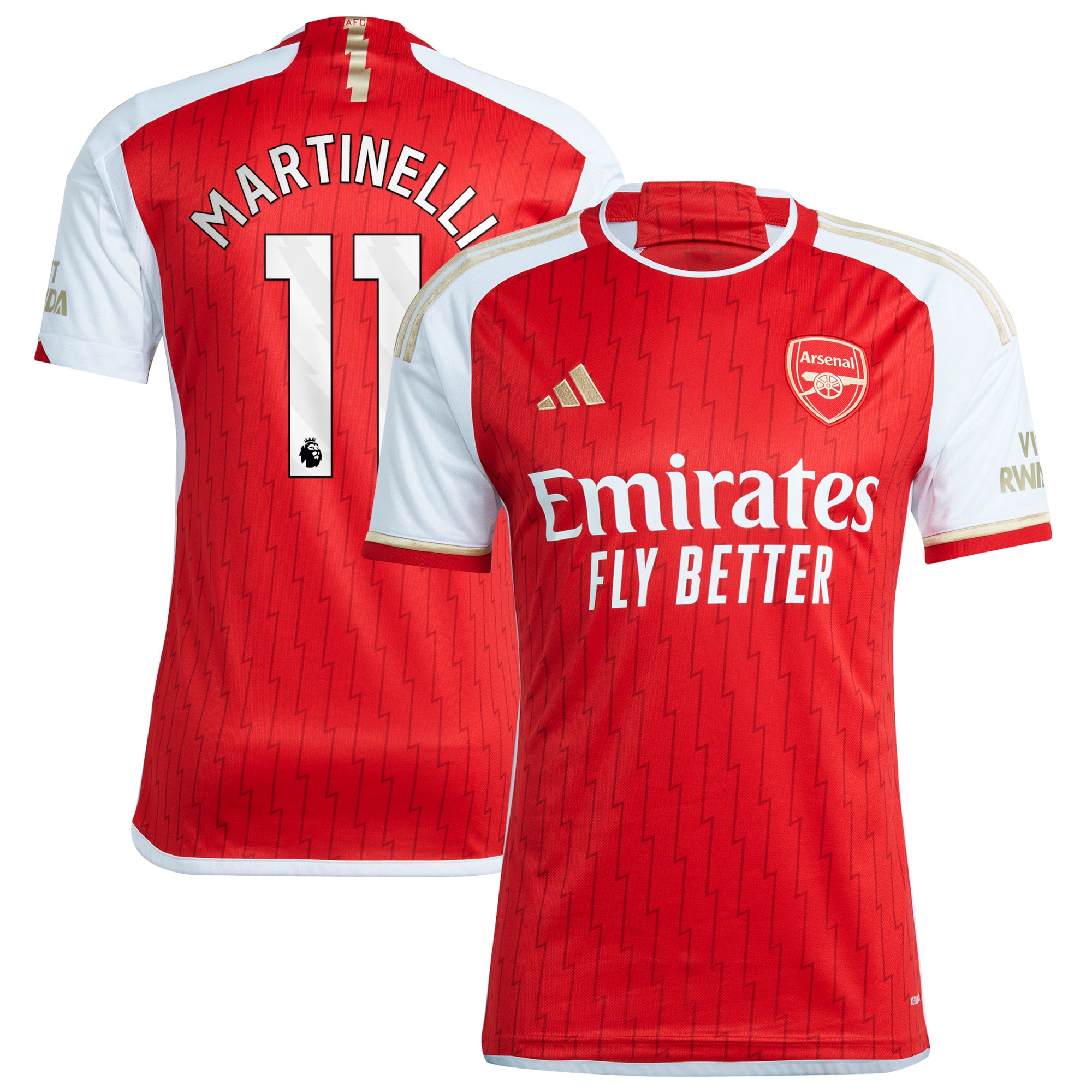 Arsenal Home Shirt 2023-24 with Martinelli 11 printing