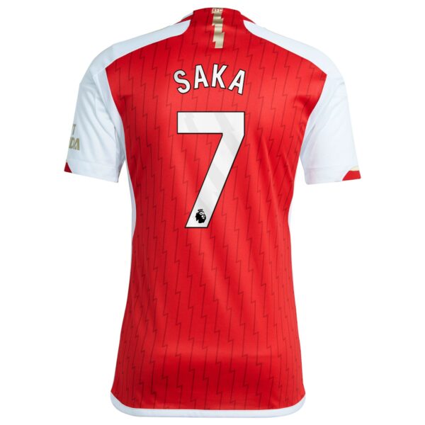 Arsenal Home Shirt 2023-24 with Saka 7 printing