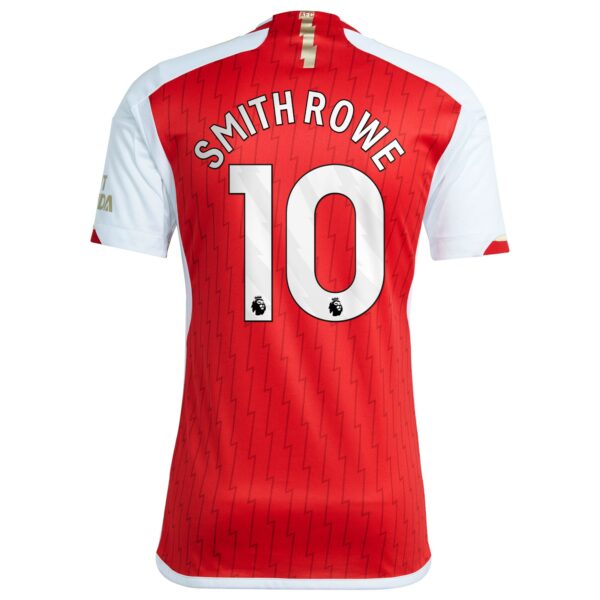 Arsenal Home Shirt 2023-24 with Smith Rowe 10 printing