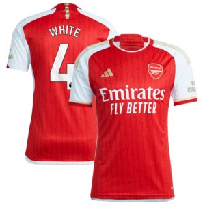 Arsenal Home Shirt 2023-24 with White 4 printing