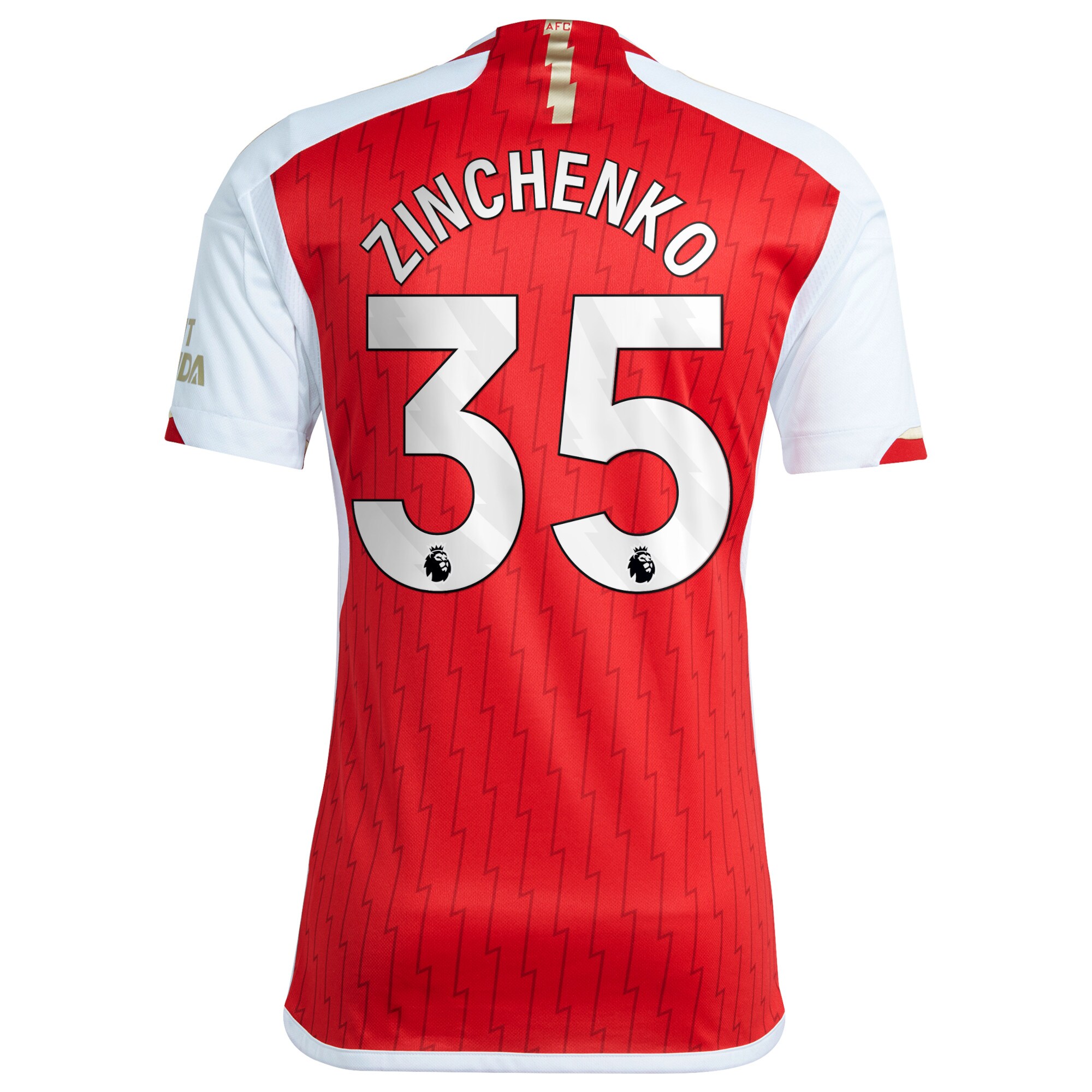 Arsenal Home Shirt 2023-24 with Zinchenko 35 printing