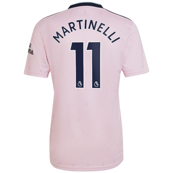 Arsenal Third Shirt 2022-23 with Martinelli 11 printing