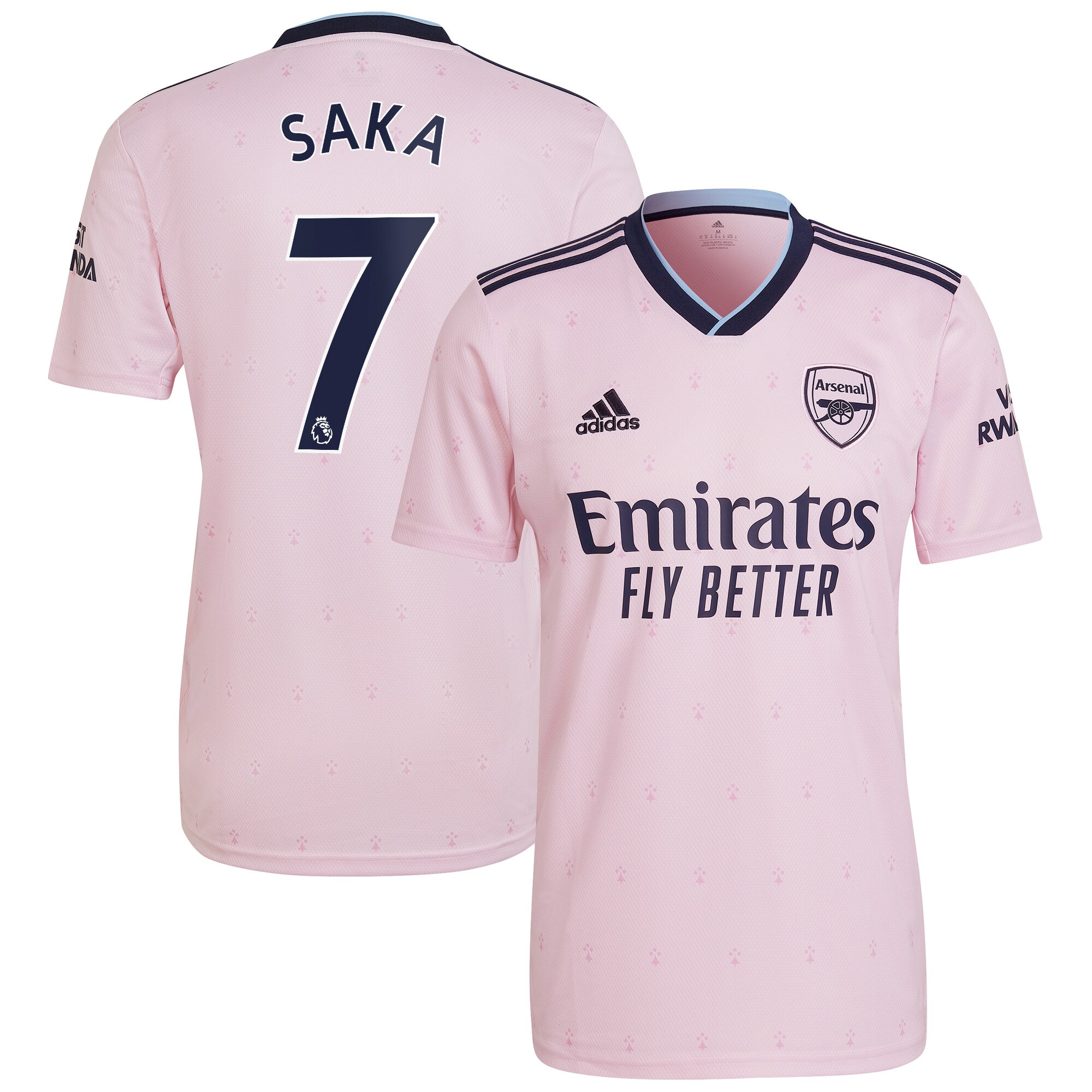Arsenal Third Shirt 2022-23 with Saka 7 printing