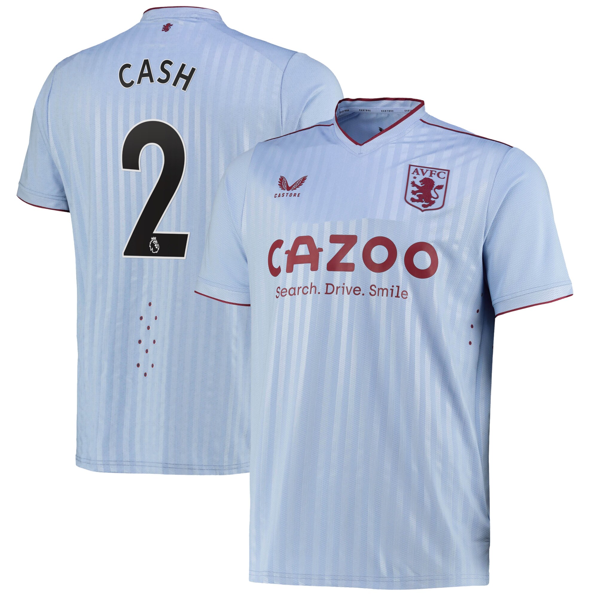 Aston Villa Away Pro Shirt 2022-23 with Cash 2 printing