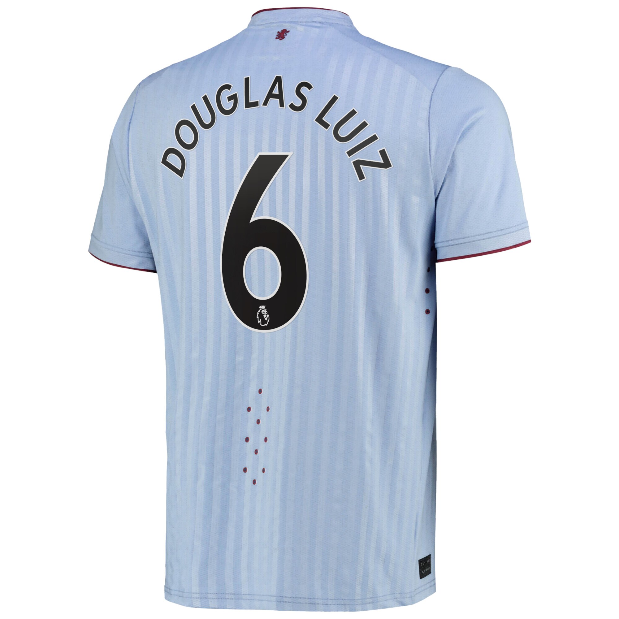 Aston Villa Away Pro Shirt 2022-23 with Douglas Luiz 6 printing