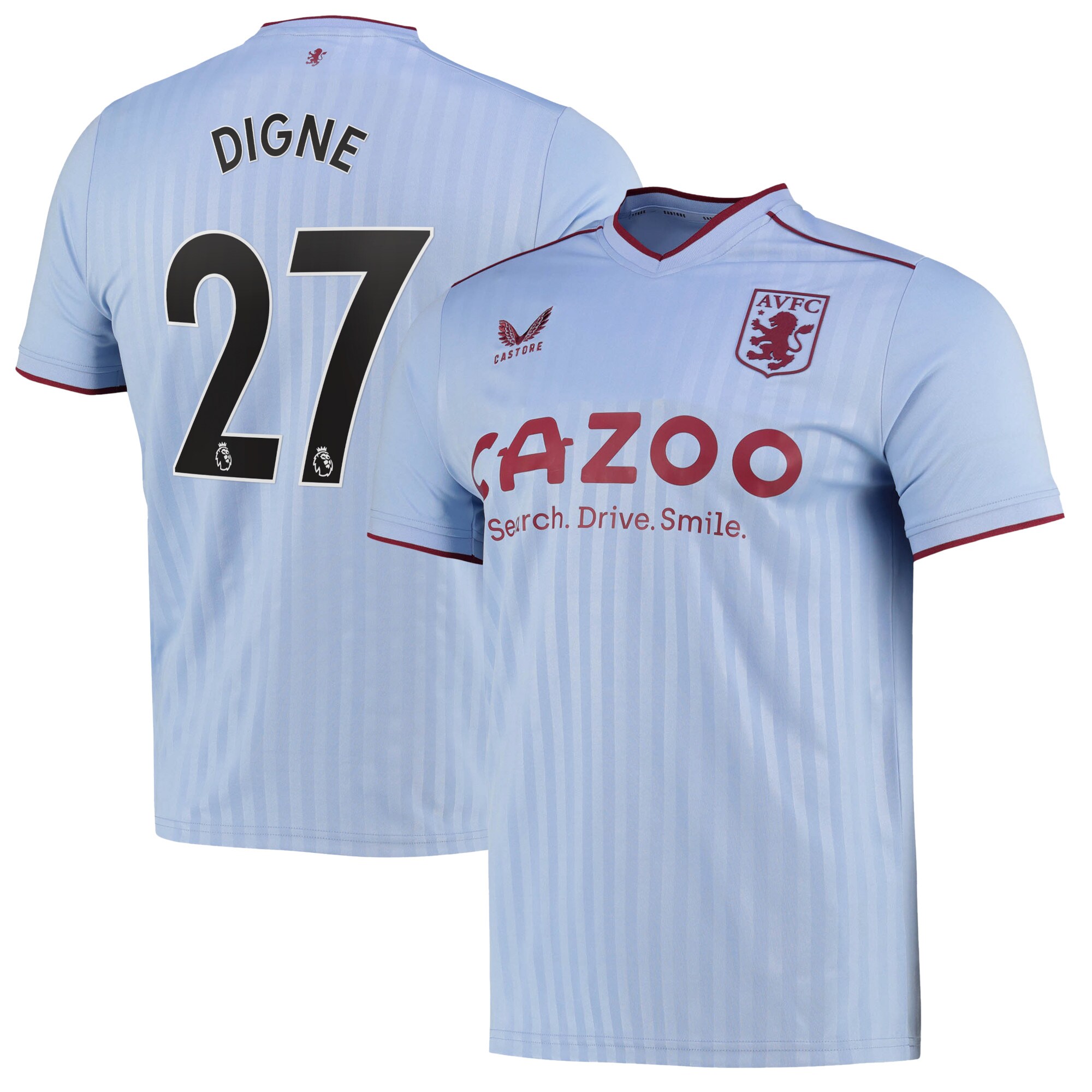 Aston Villa Away Shirt 2022-23 with Digne 27 printing