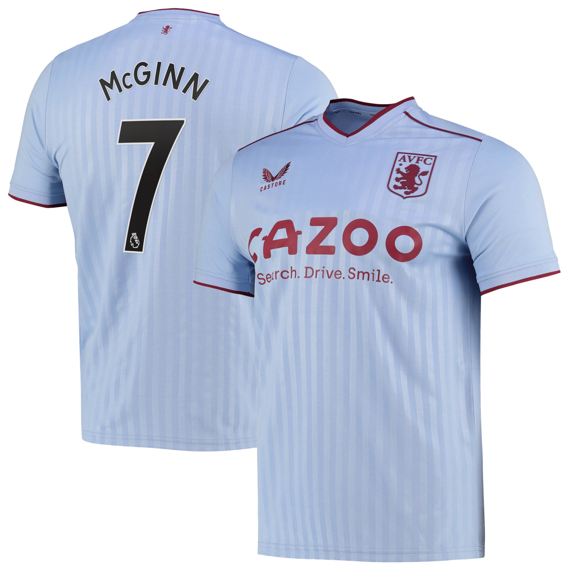 Aston Villa Away Shirt 2022-23 with McGinn 7 printing