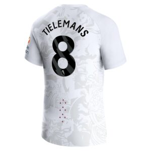 Aston Villa Away Pro Shirt 2023-24 With Tielemans 8 Printing