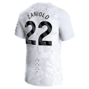 Aston Villa Away Pro Shirt 2023-24 with Zaniolo 22 printing