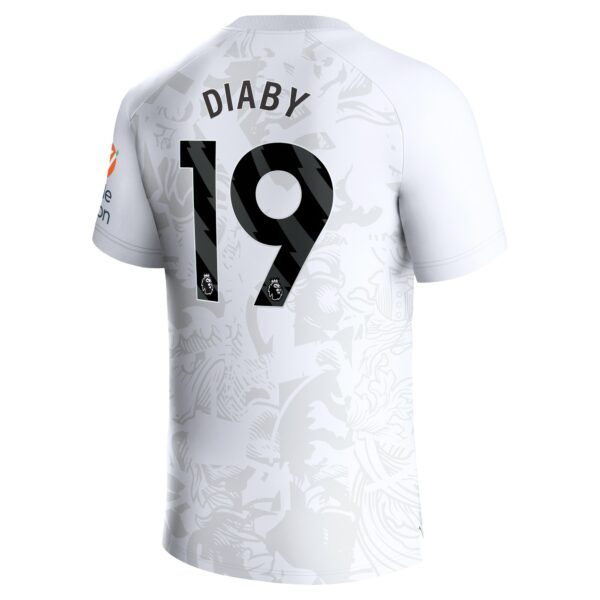 Aston Villa Away Shirt 2023-24 with Diaby 19 printing