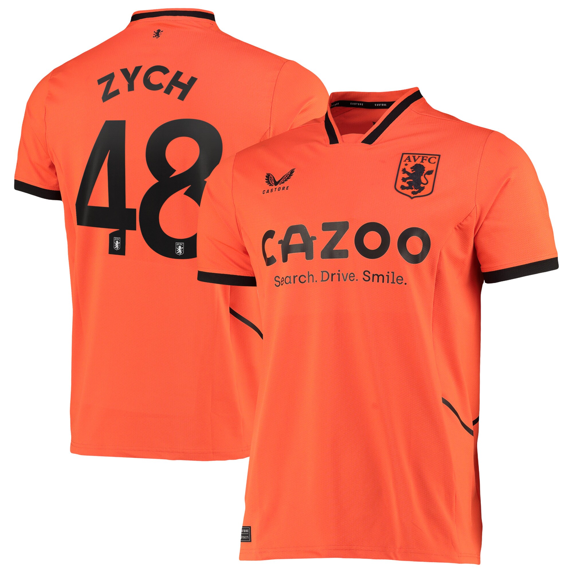 Aston Villa Cup Away Goalkeeper Shirt 2022-23 with Zych 48 printing