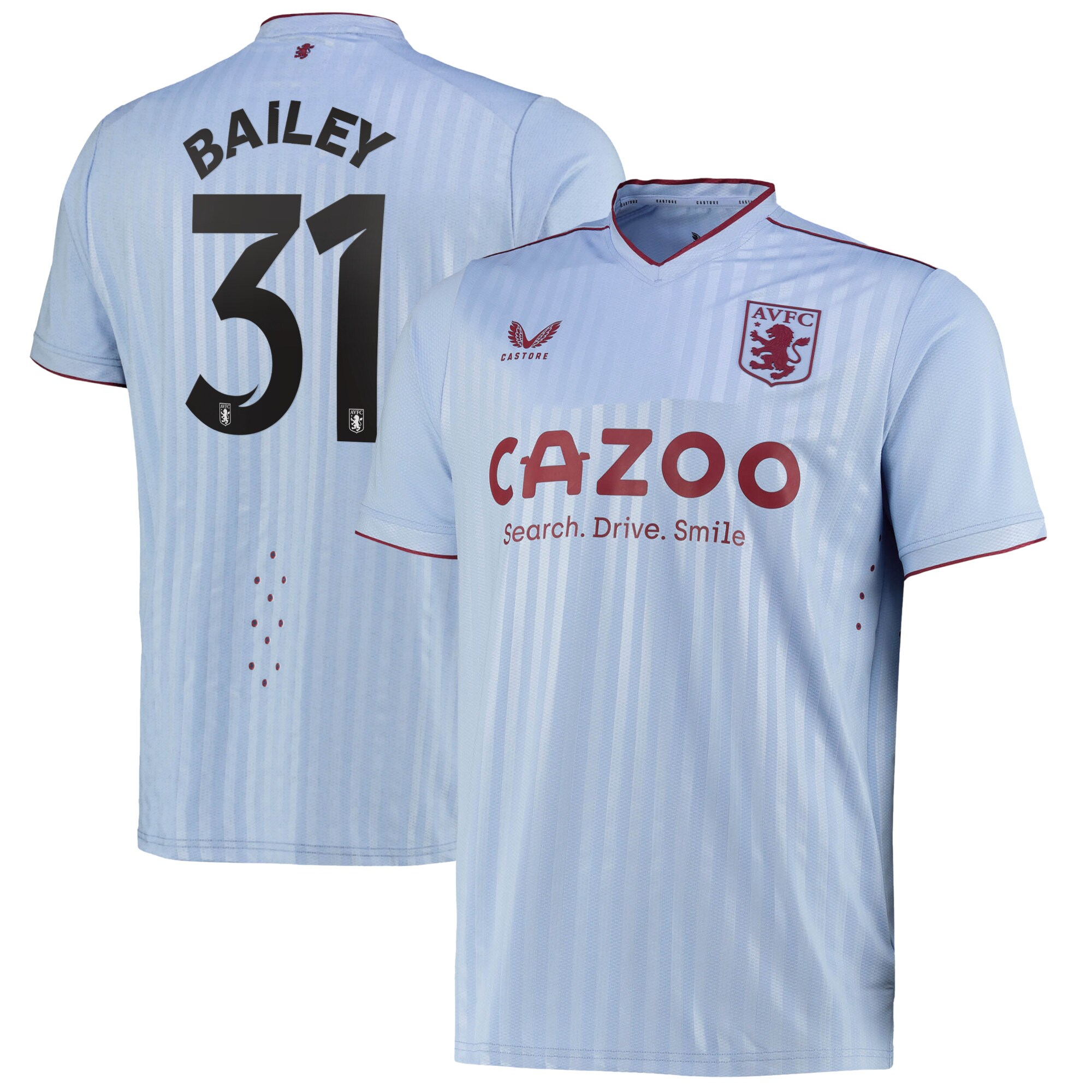Aston Villa Cup Away Pro Shirt 2022-23 with Bailey 31 printing