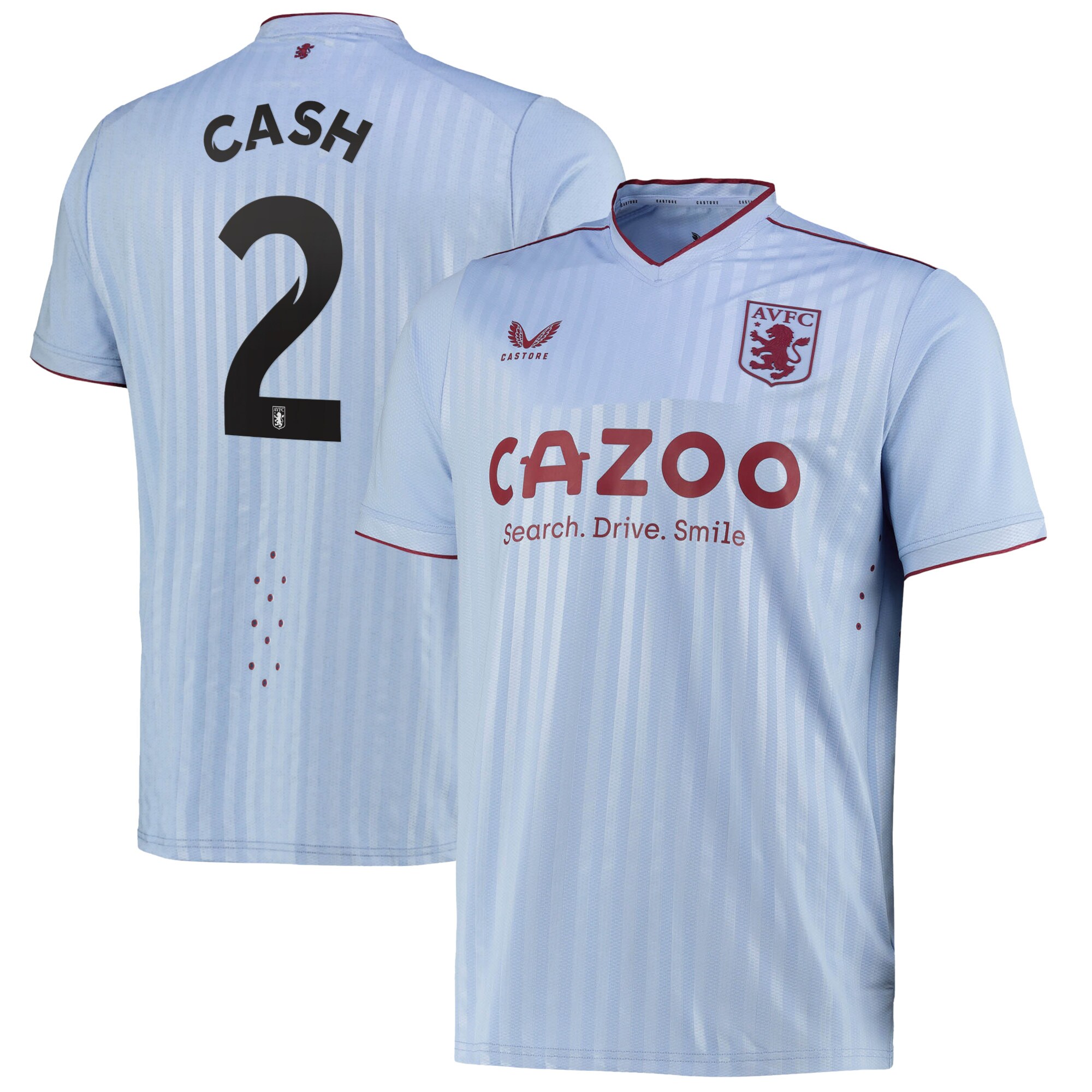 Aston Villa Cup Away Pro Shirt 2022-23 with Cash 2 printing