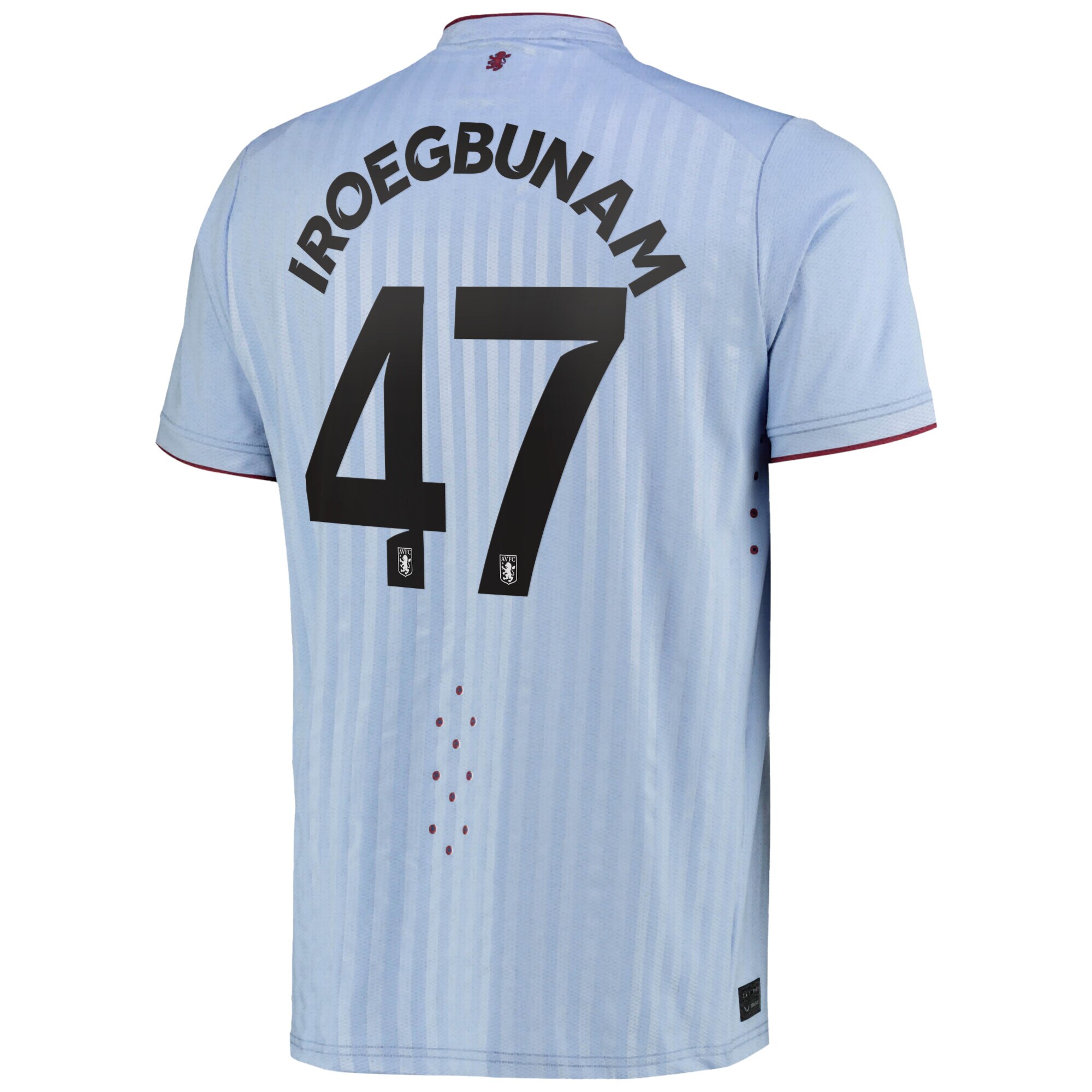 Aston Villa Cup Away Pro Shirt 2022-23 with Iroegbunam 47 printing