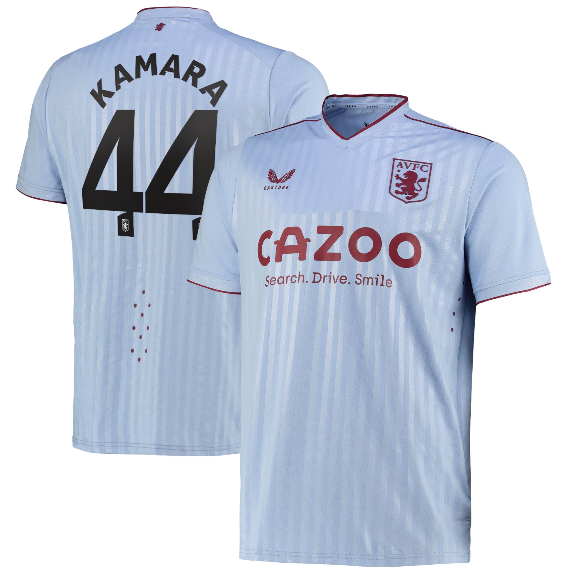 Aston Villa Cup Away Pro Shirt 2022-23 with Kamara 44 printing