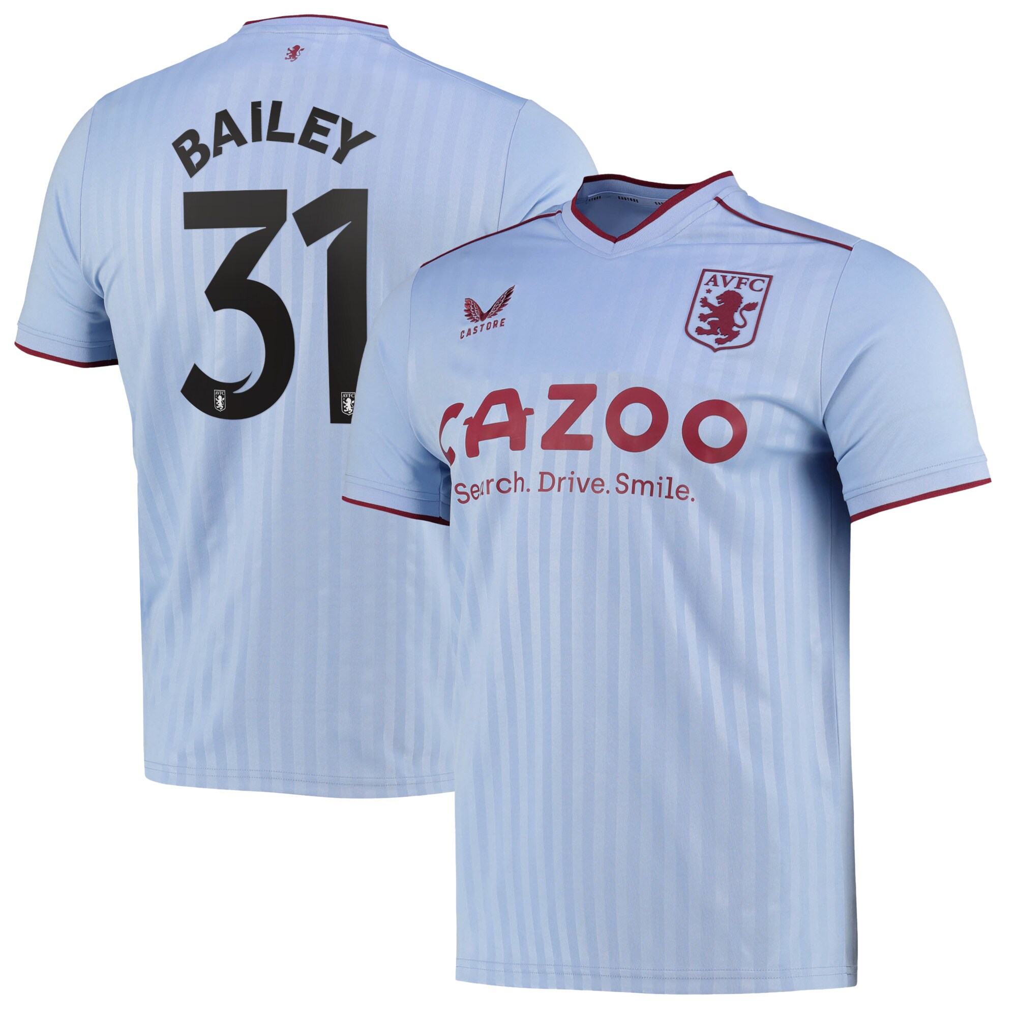 Aston Villa Cup Away Shirt 2022-23 with Bailey 31 printing