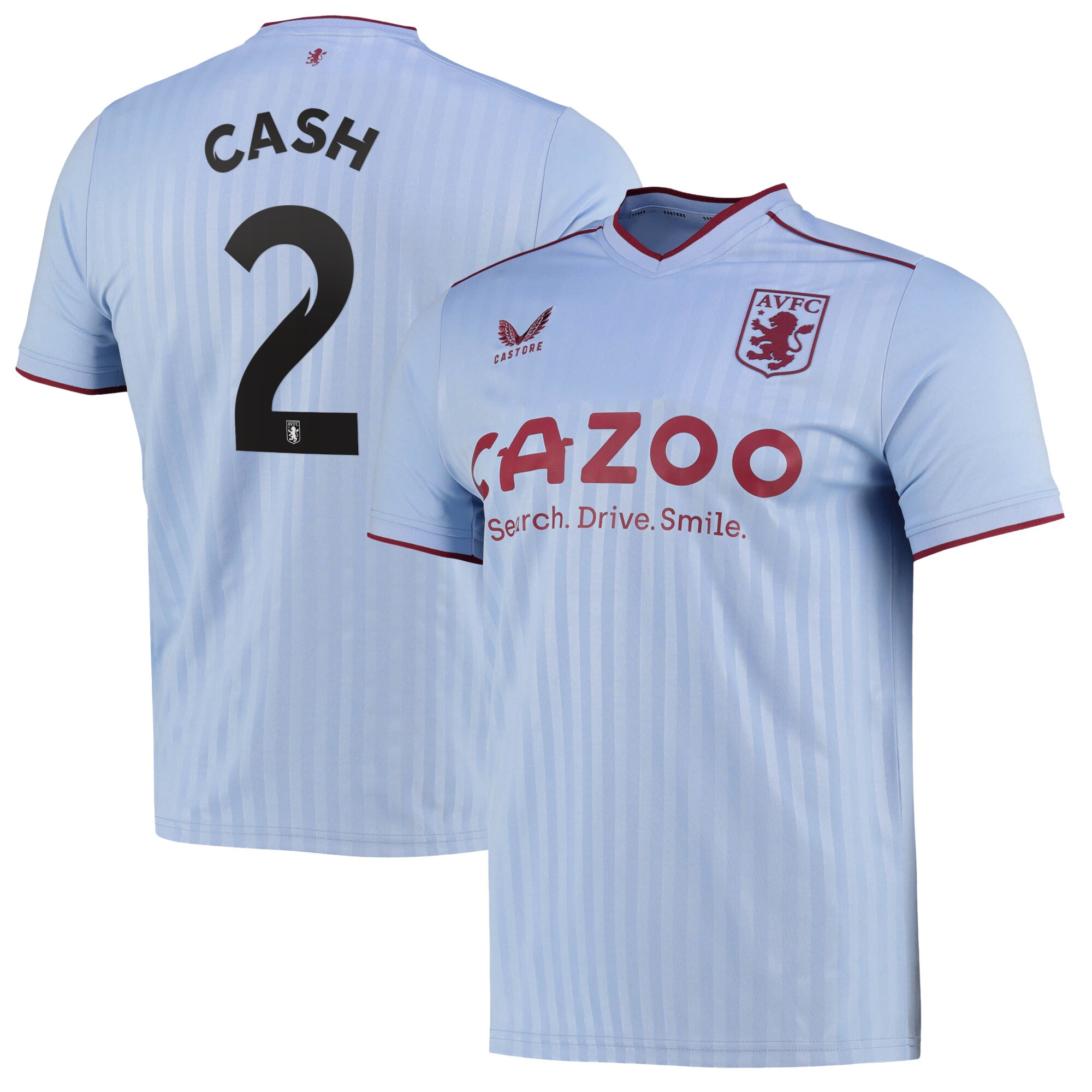 Aston Villa Cup Away Shirt 2022-23 with Cash 2 printing