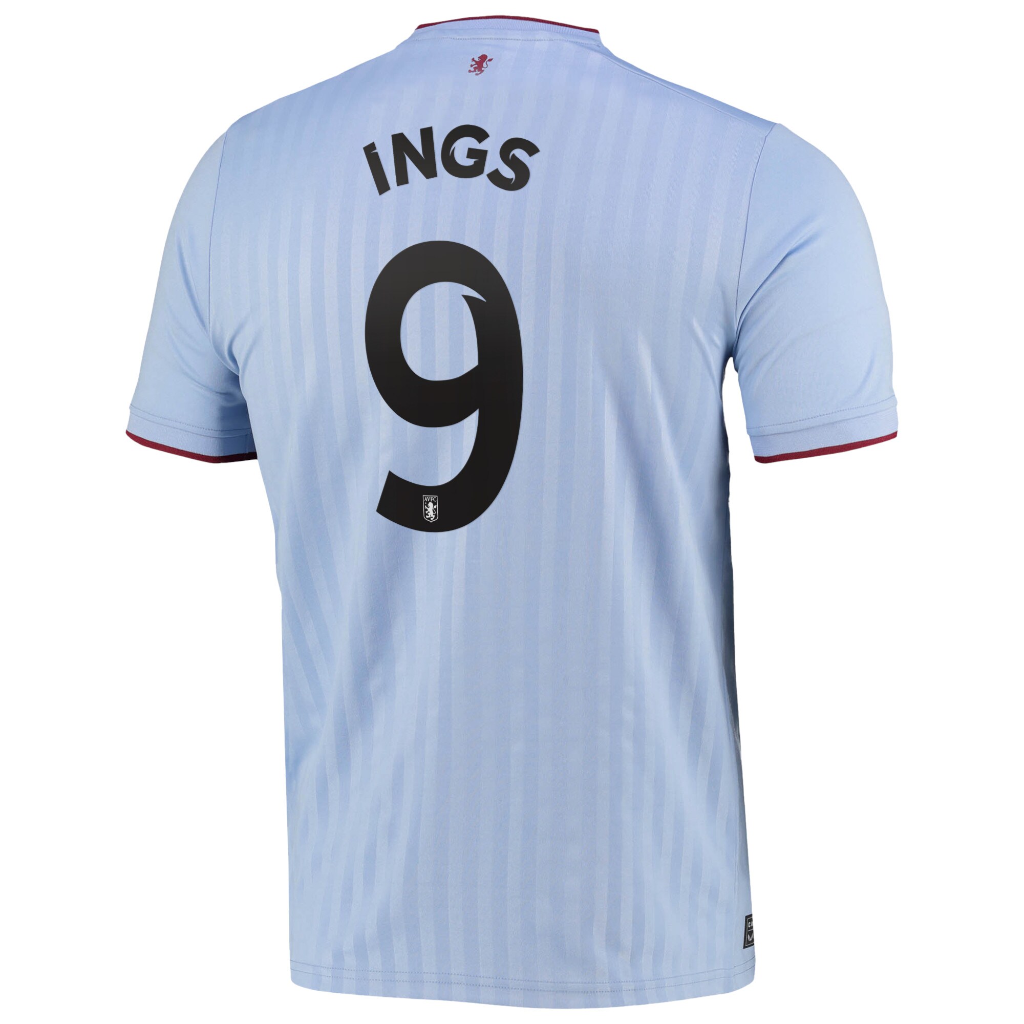 Aston Villa Cup Away Shirt 2022-23 with Ings 9 printing