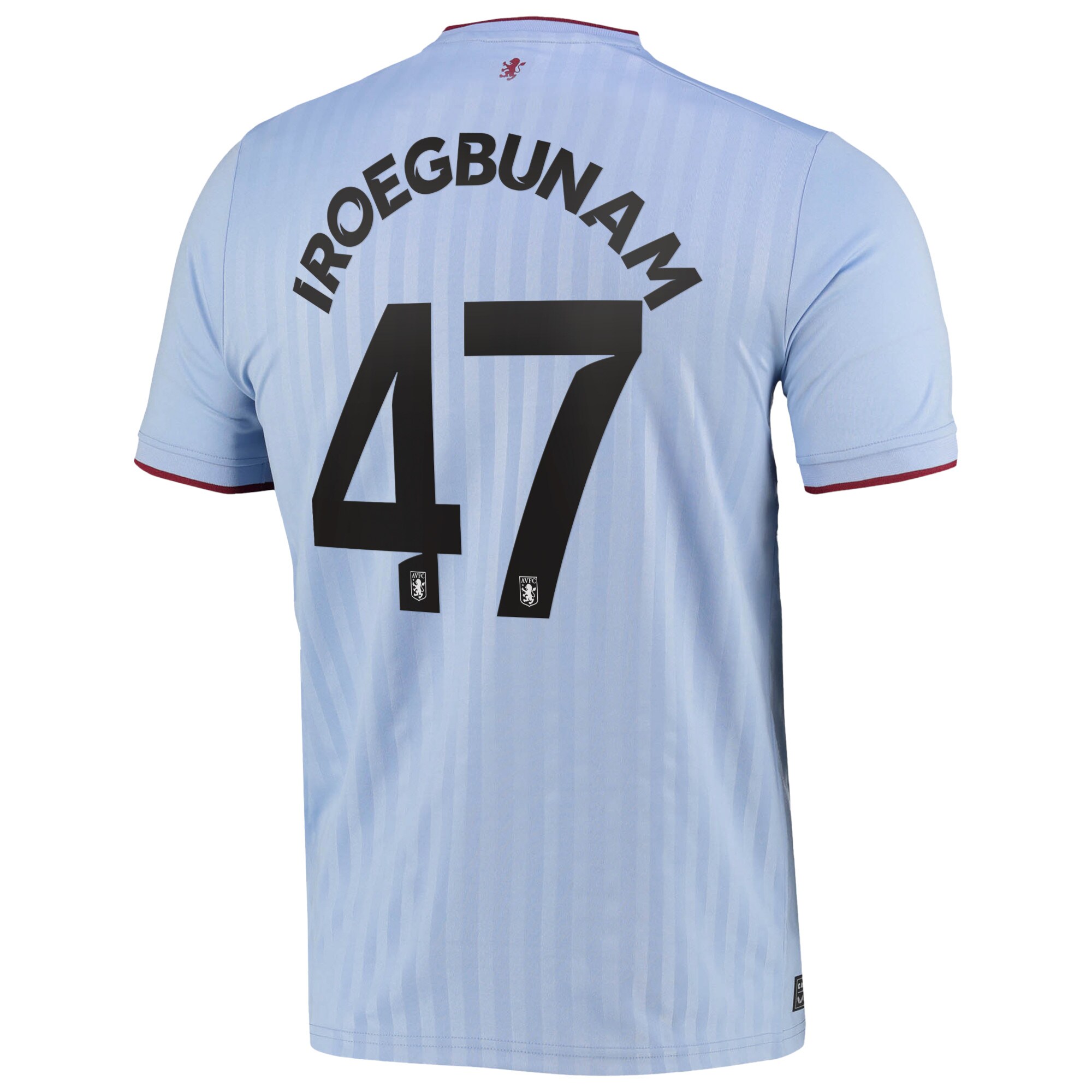 Aston Villa Cup Away Shirt 2022-23 with Iroegbunam 47 printing