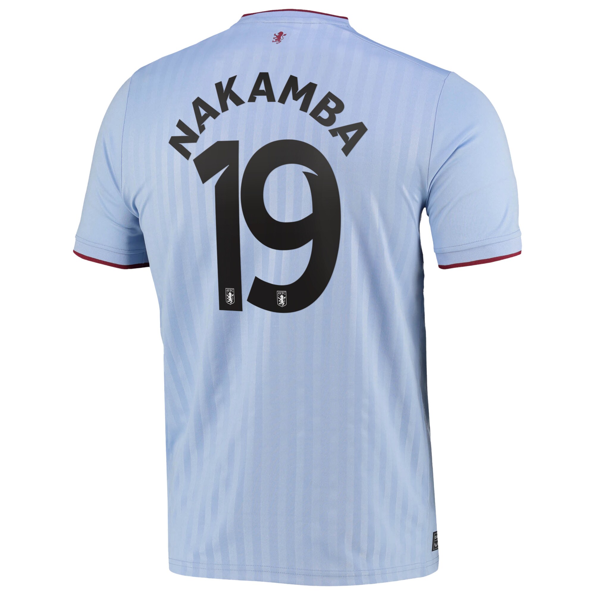 Aston Villa Cup Away Shirt 2022-23 with Nakamba 19 printing