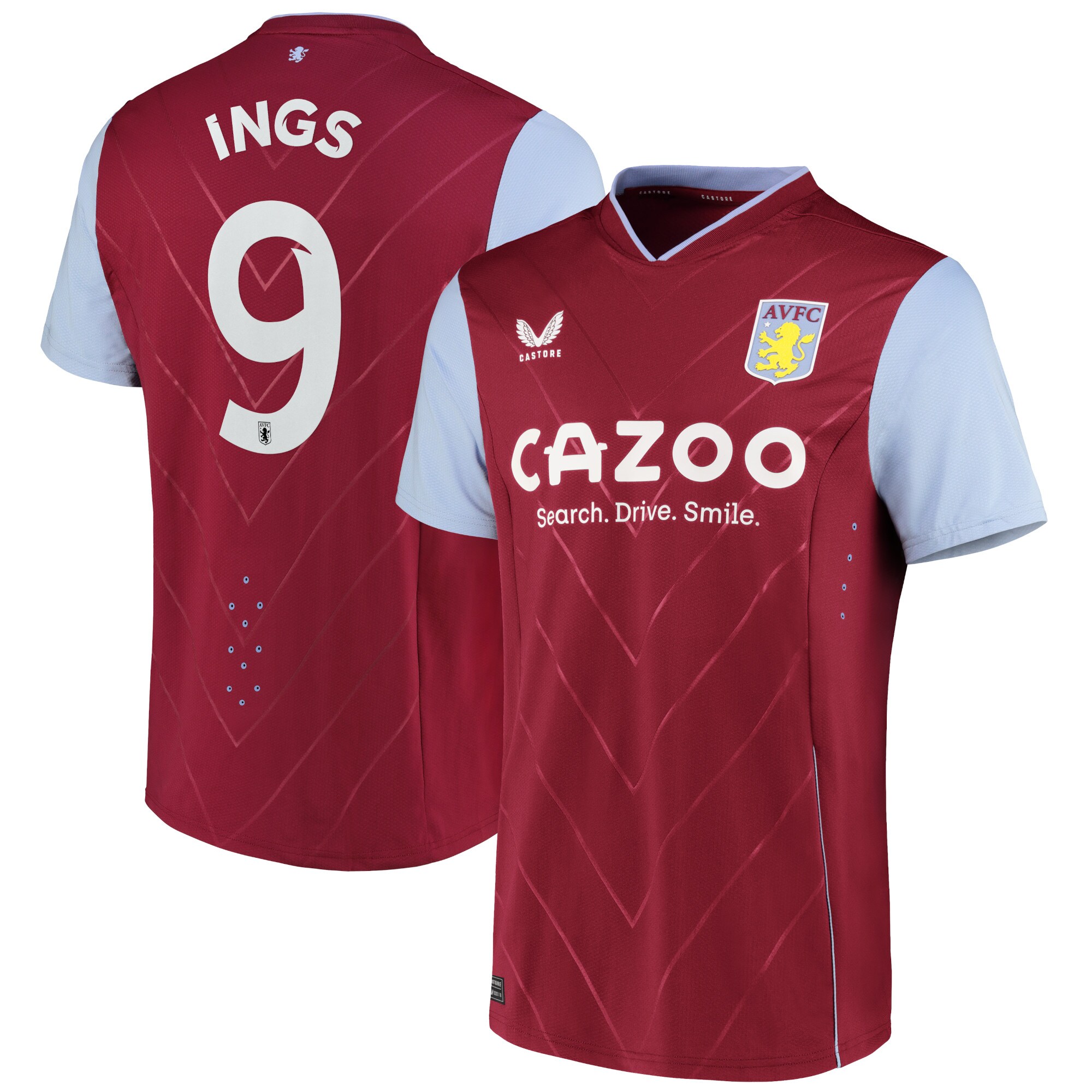 Aston Villa Cup Home Pro Shirt 2022-23 with Ings 9 printing