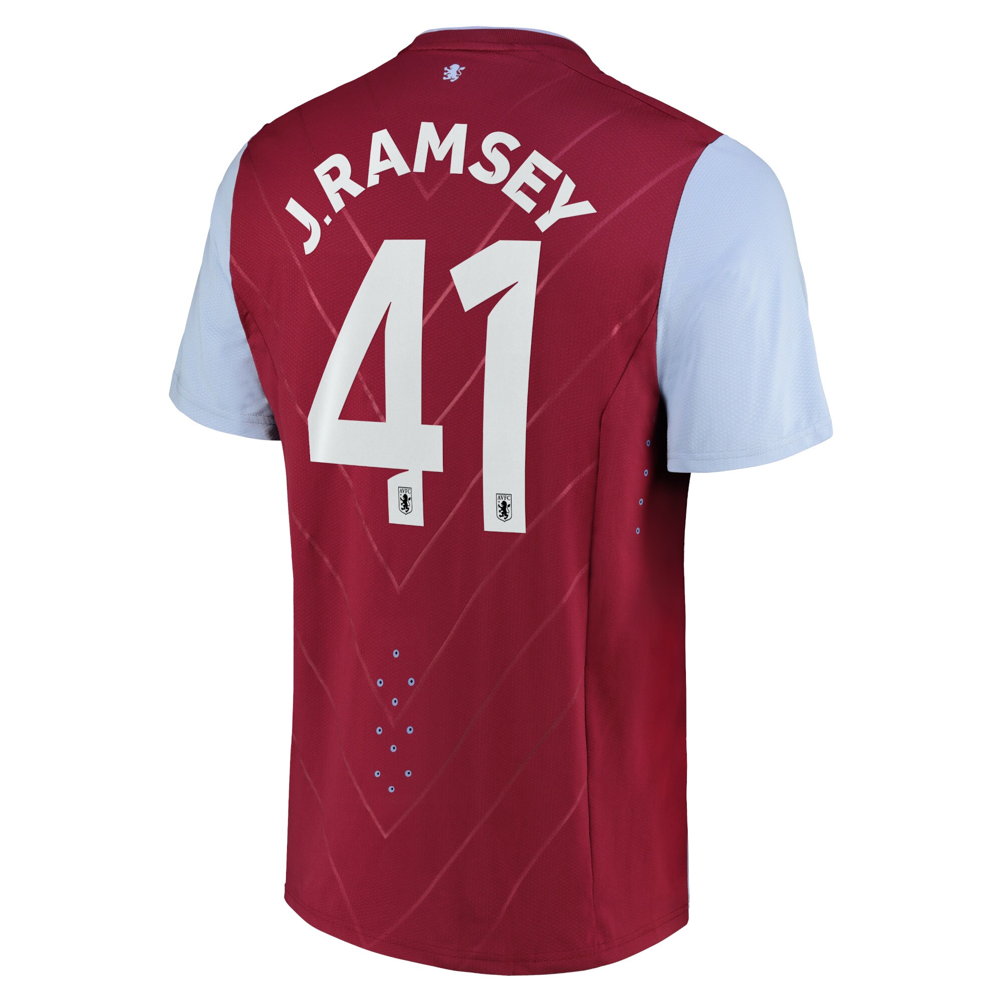Aston Villa Cup Home Pro Shirt 2022-23 with J. Ramsey 41 printing