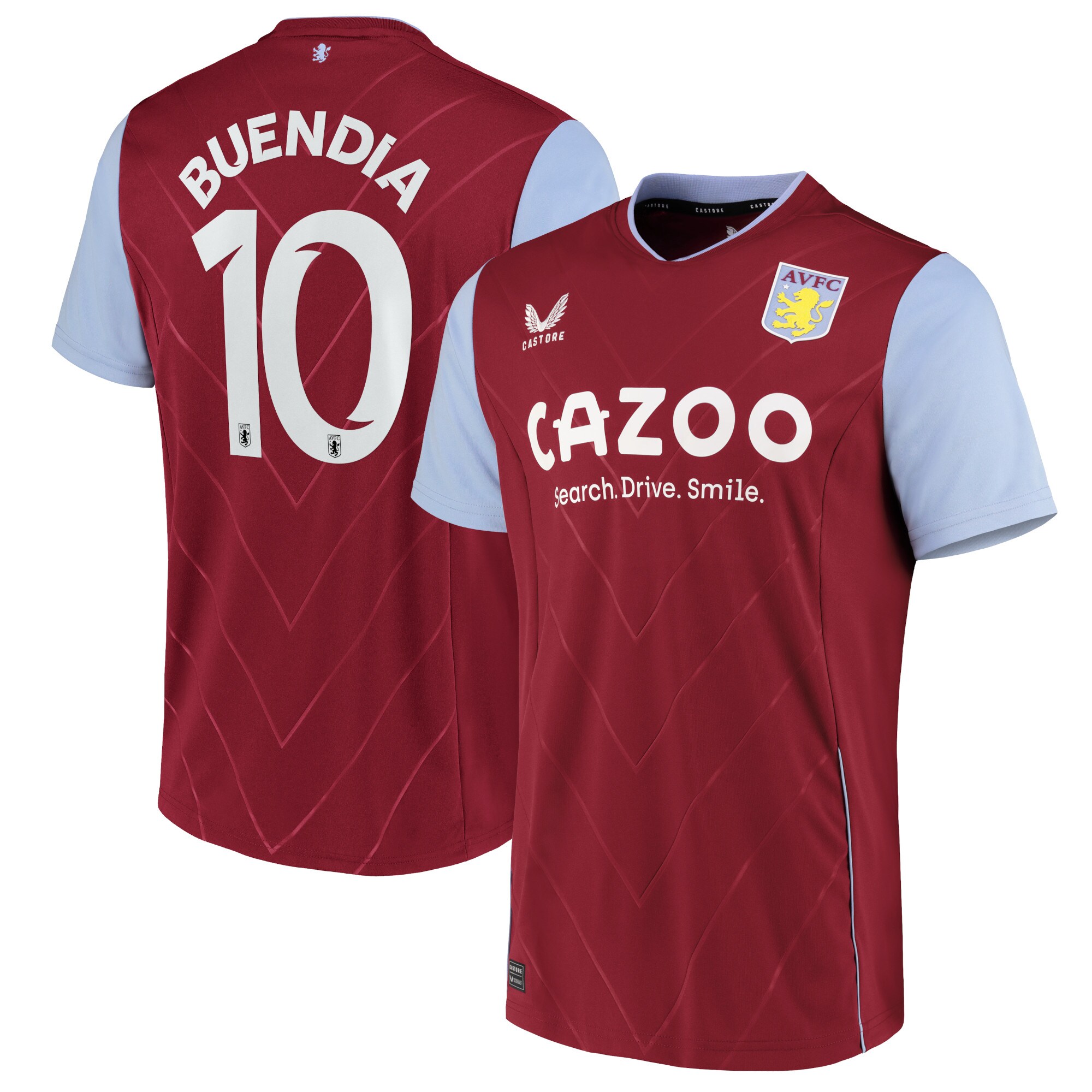 Aston Villa Cup Home Shirt 2022-23 with Buendia 10 printing