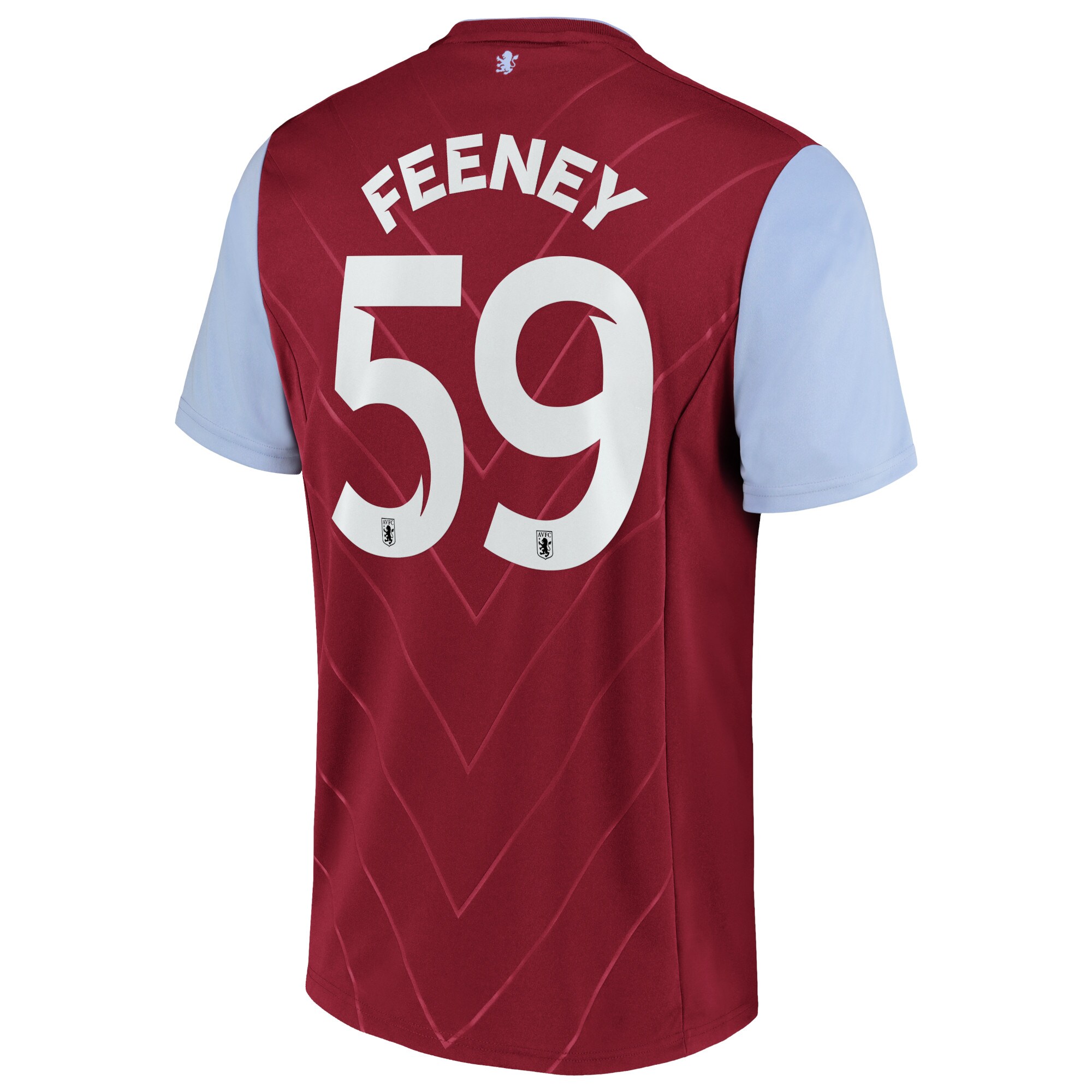 Aston Villa Cup Home Shirt 2022-23 with Feeney 59 printing