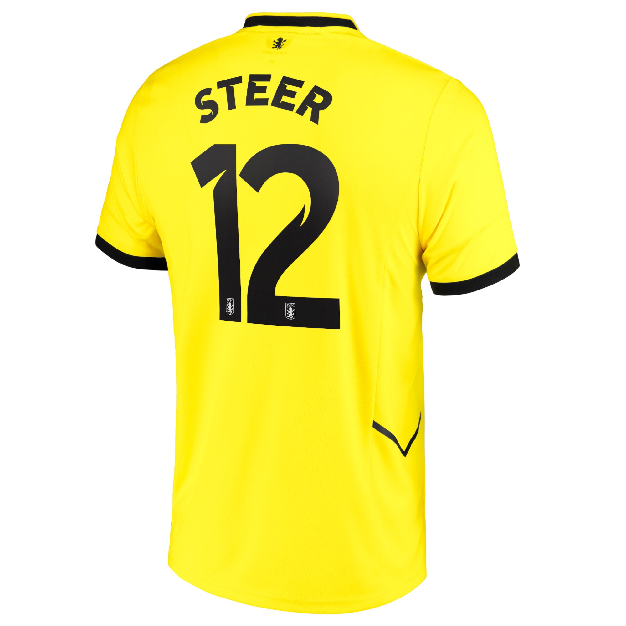 Aston Villa Cup Third Goalkeeper Shirt 2022-23 with Steer 12 printing