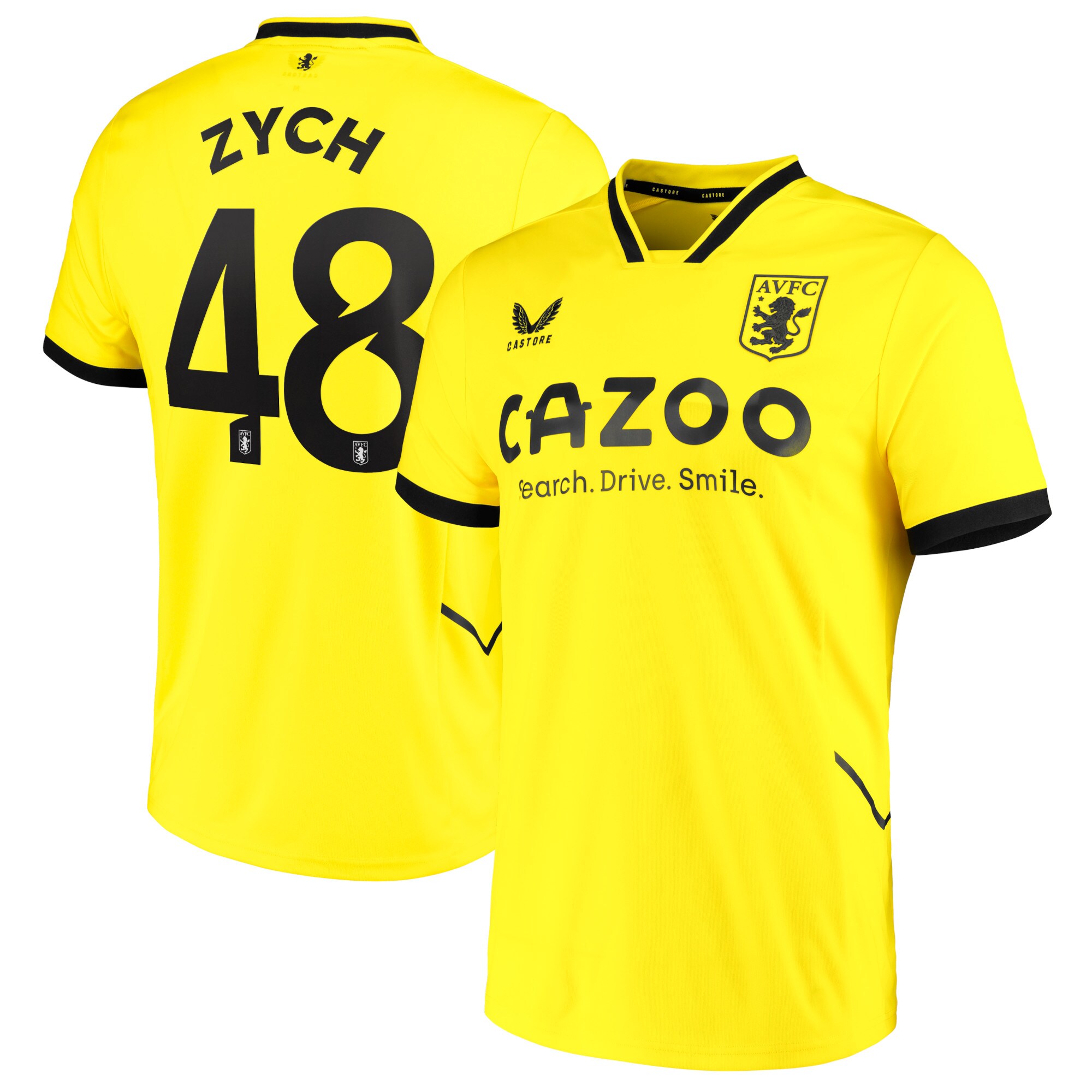 Aston Villa Cup Third Goalkeeper Shirt 2022-23 with Zych 48 printing