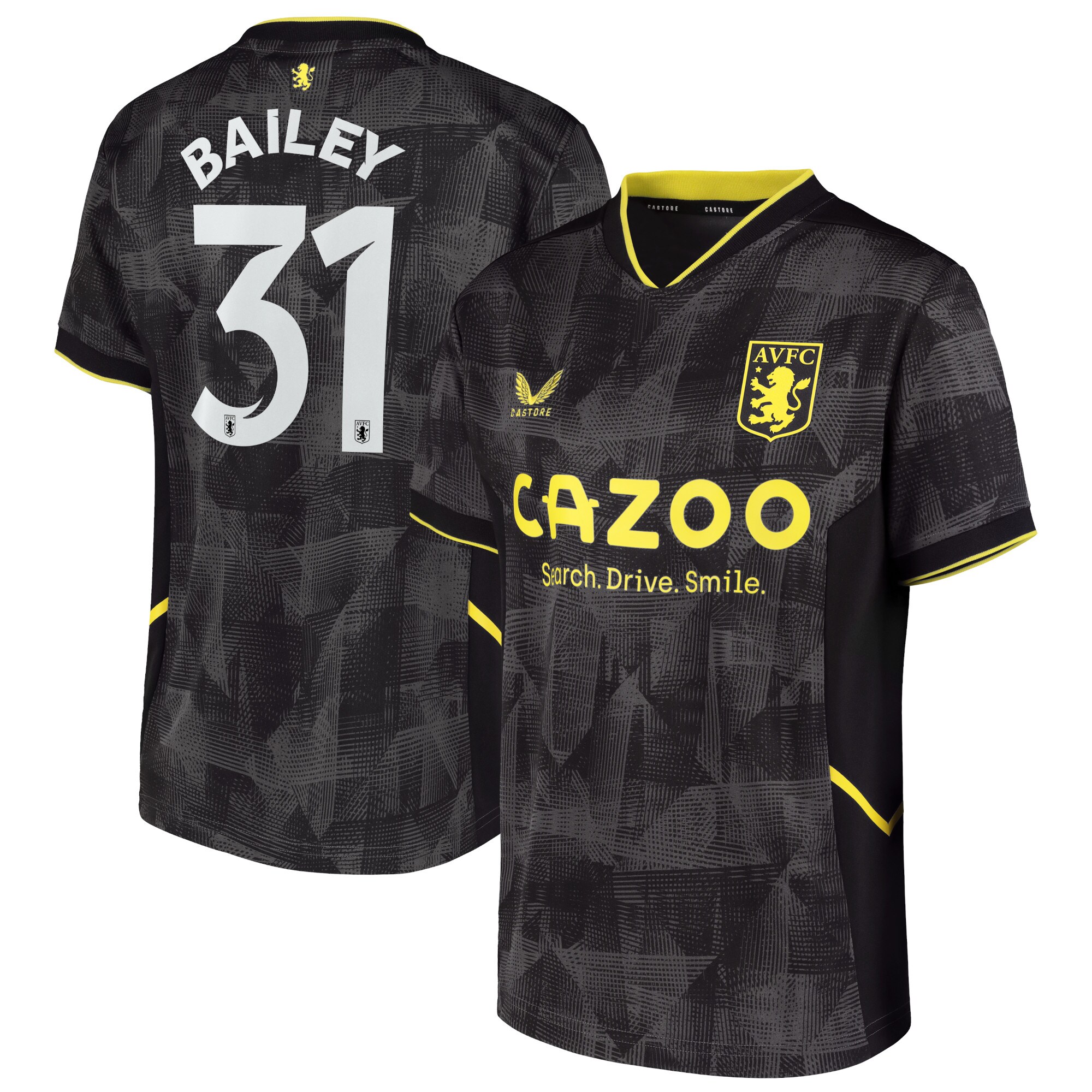 Aston Villa Cup Third Shirt 2022-23 with Bailey 31 printing