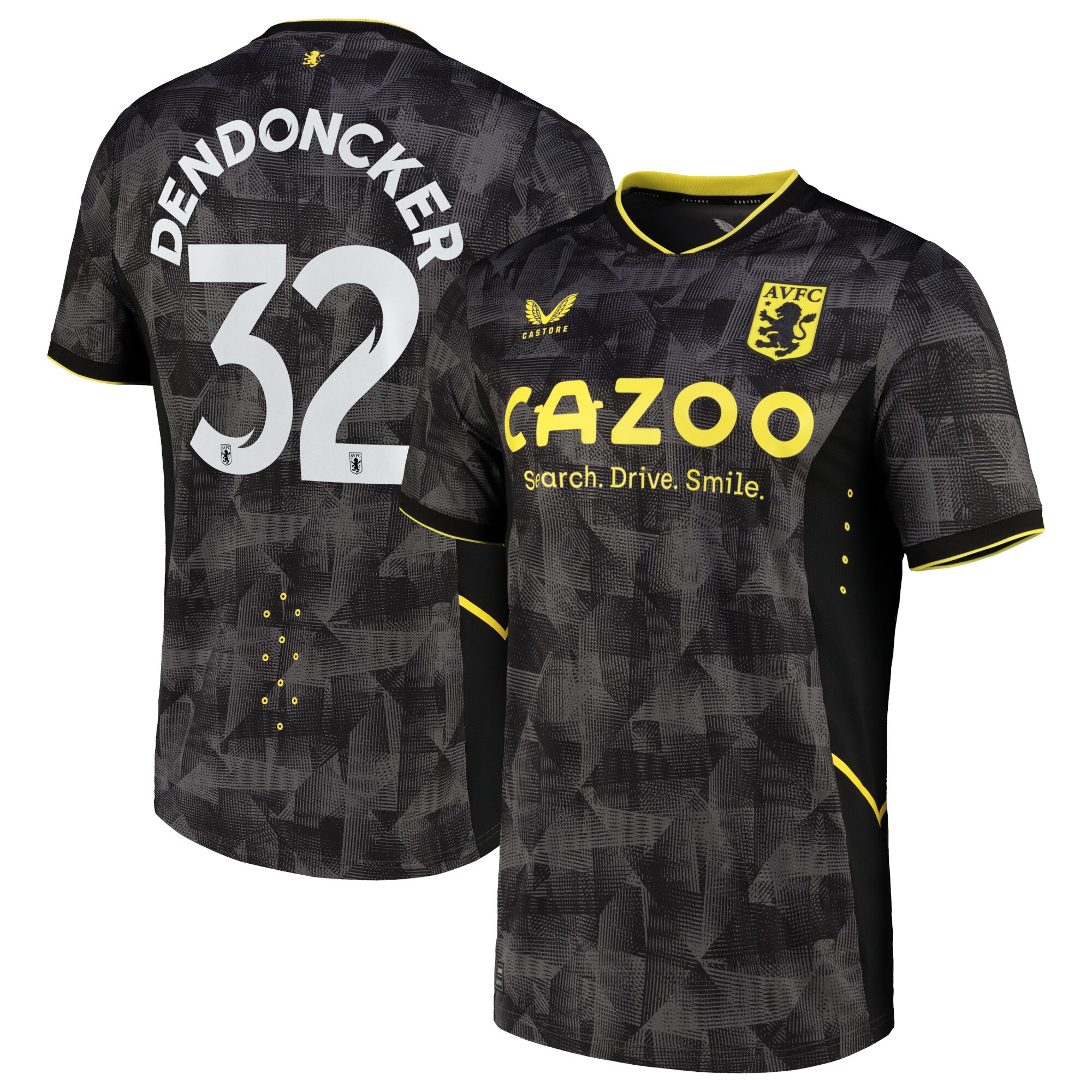 Aston Villa Cup Third Shirt 2022-23 with Dendoncker 32 printing