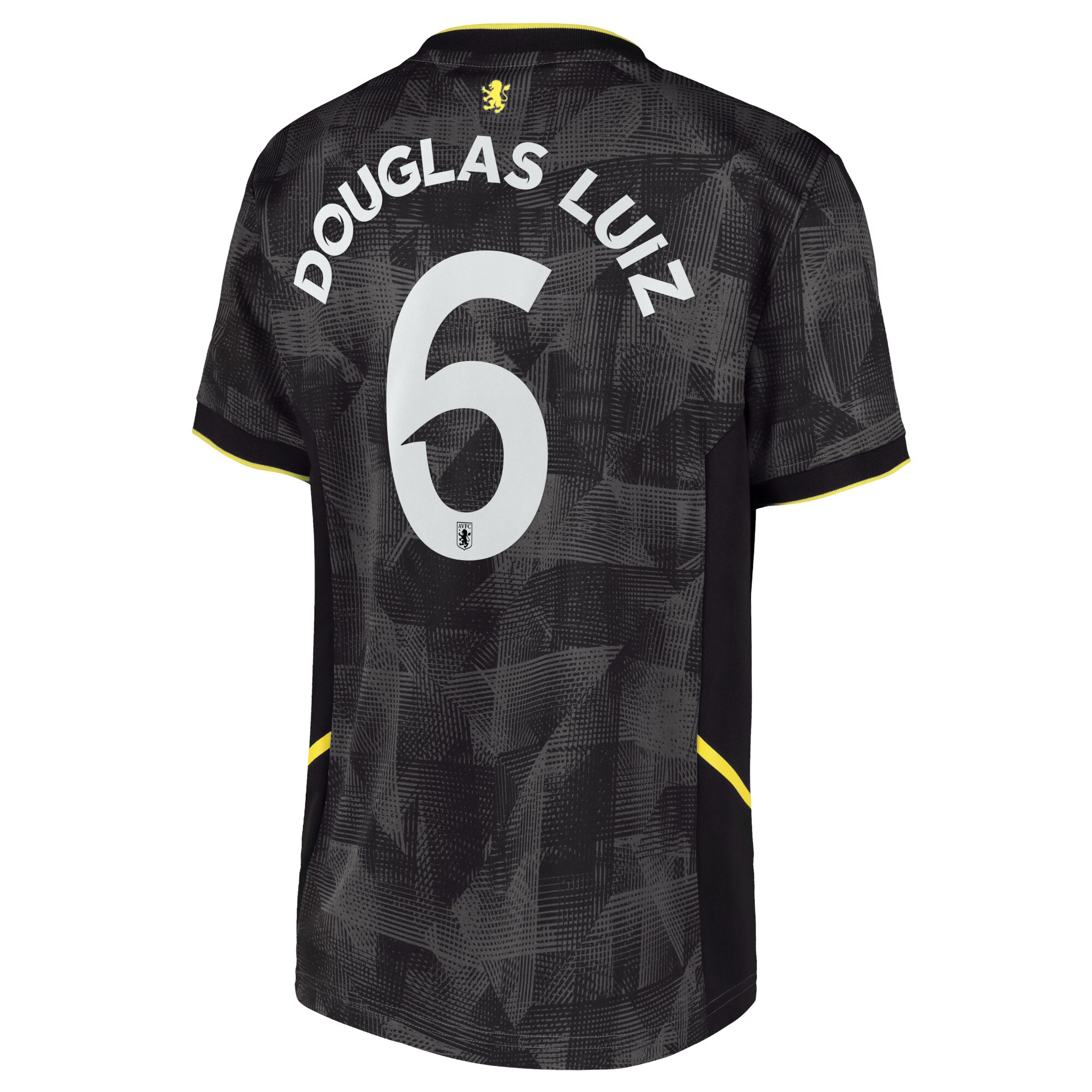 Aston Villa Cup Third Shirt 2022-23 with Douglas Luiz 6 printing