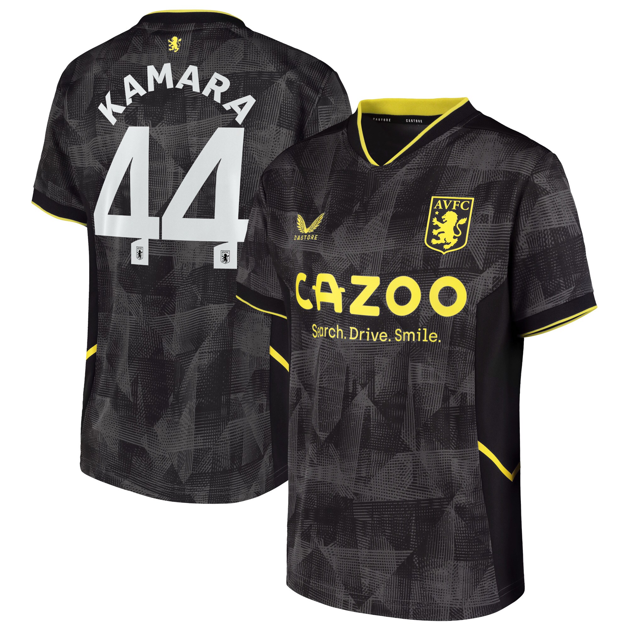 Aston Villa Cup Third Shirt 2022-23 with Kamara 44 printing