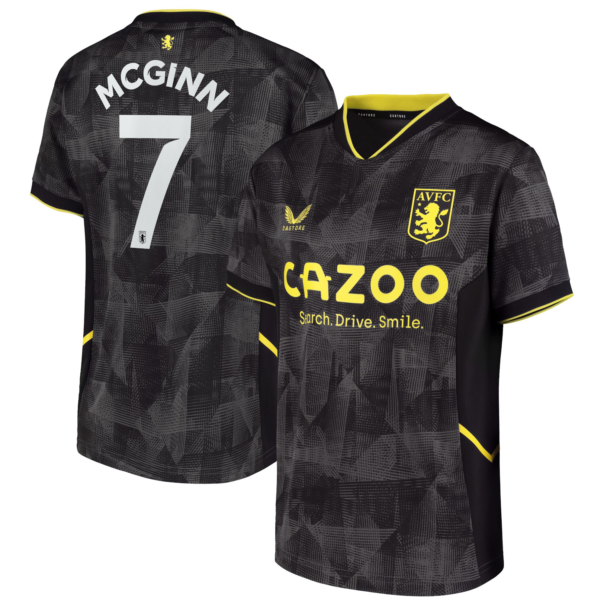 Aston Villa Cup Third Shirt 2022-23 with McGinn 7 printing