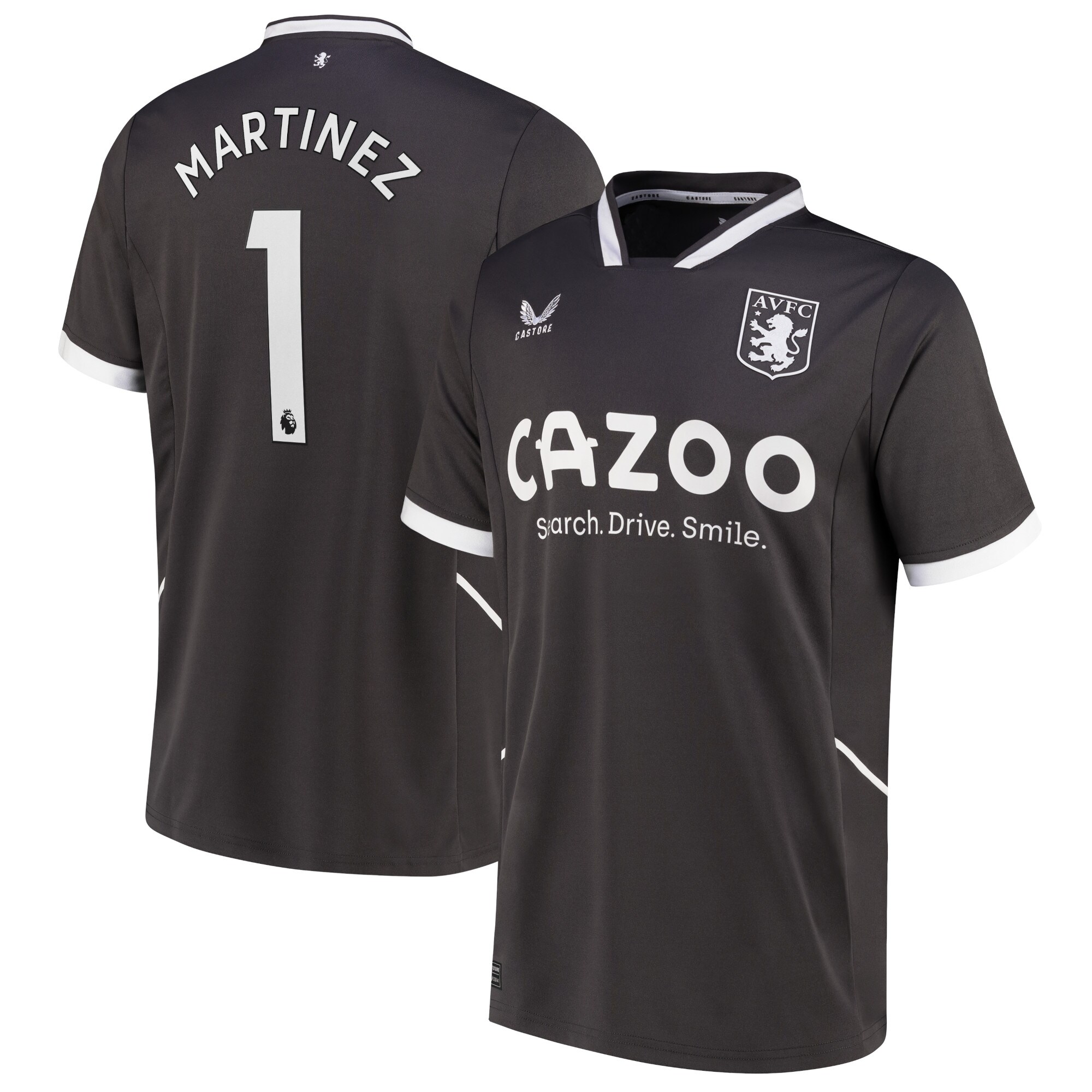Aston Villa Home Goalkeeper Shirt 2022-23 with Martinez 1 printing