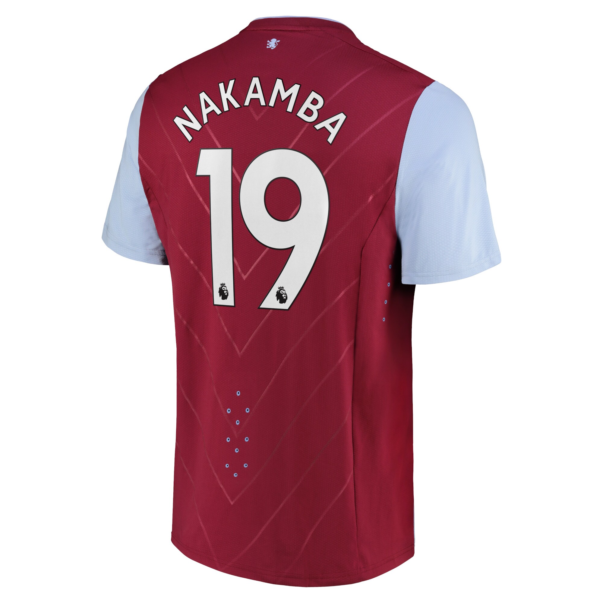 Aston Villa Home Pro Shirt 2022-23 with Nakamba 19 printing