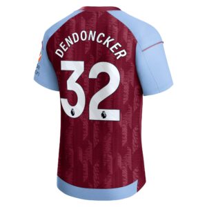 Aston Villa Home Pro Shirt 2023-24 with Dendoncker 32 printing