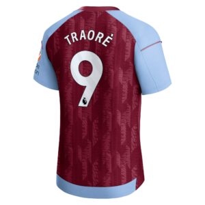 Aston Villa Home Pro Shirt 2023-24 with Traoré 9 printing