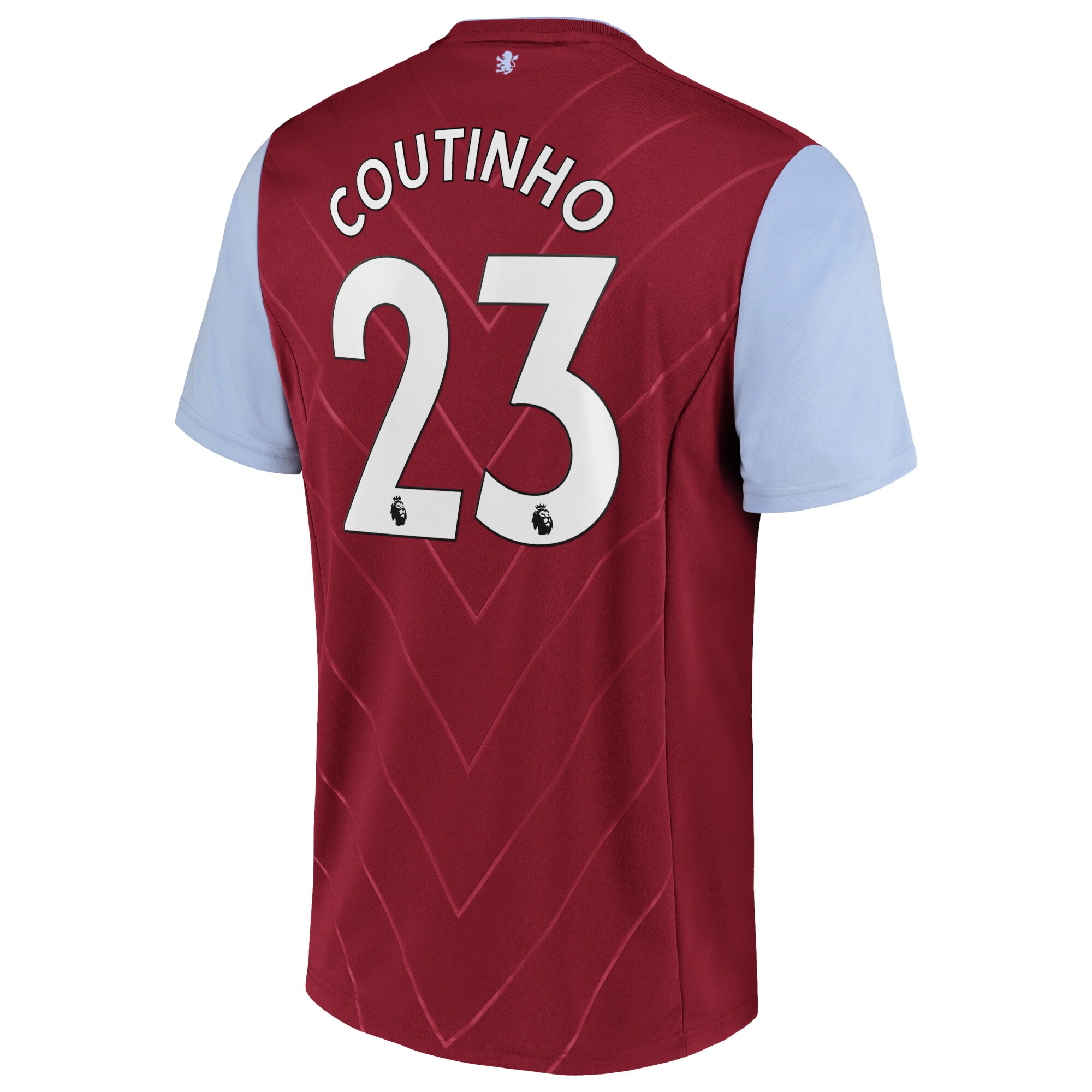 Aston Villa Home Shirt 2022-23 with Coutinho 23 printing