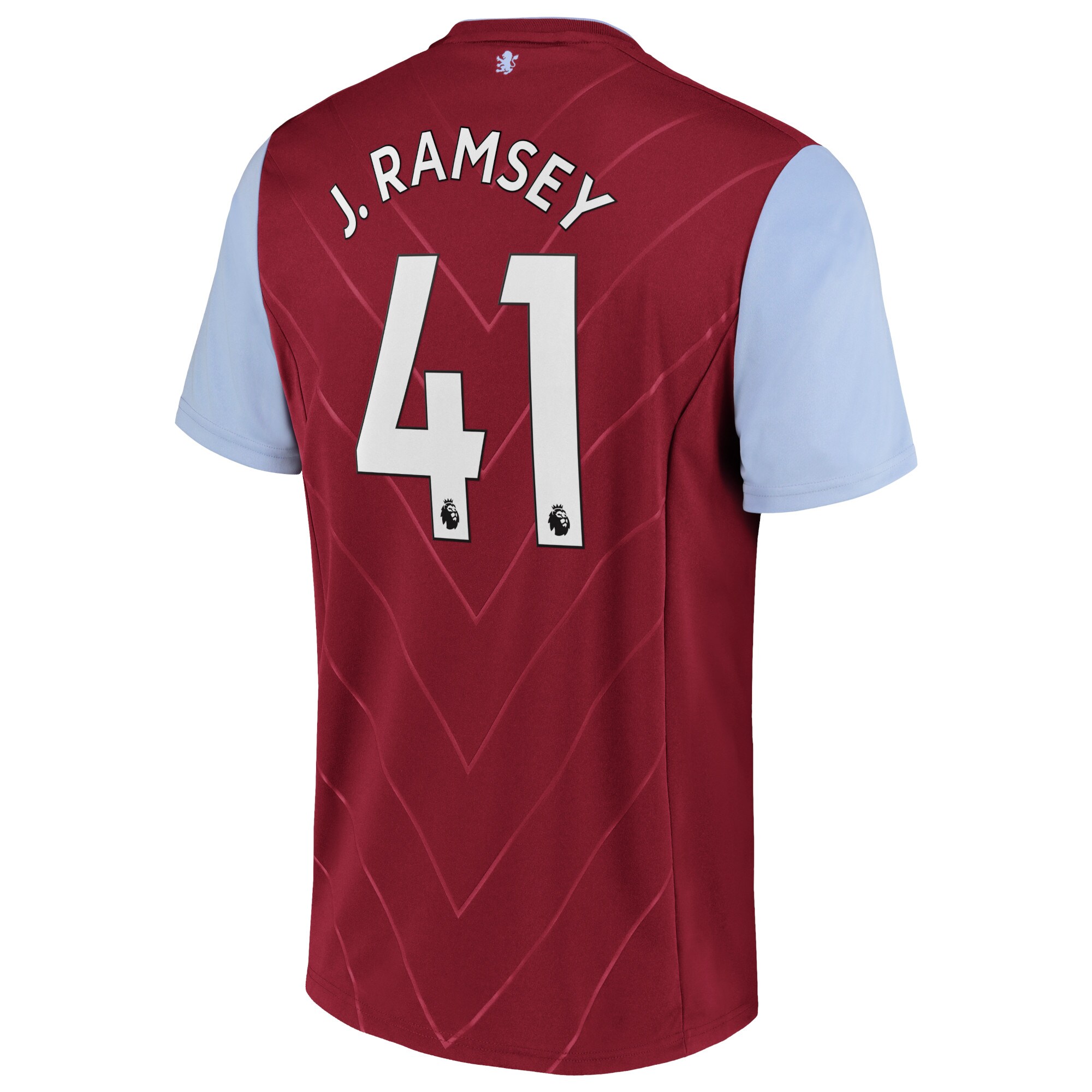 Aston Villa Home Shirt 2022-23 with J.Ramsey 41 printing