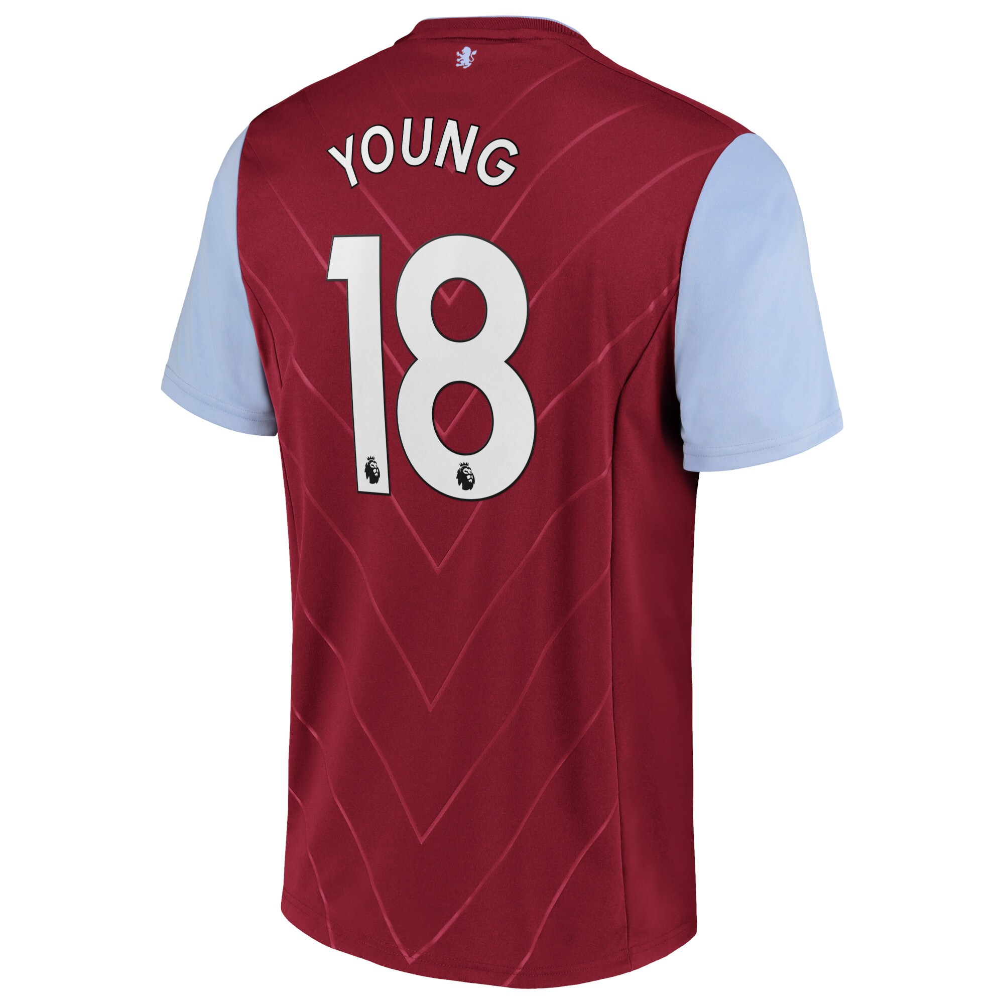 Aston Villa Home Shirt 2022-23 with Young 18 printing