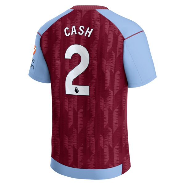 Aston Villa Home Shirt 2023-24 with Cash 2 printing